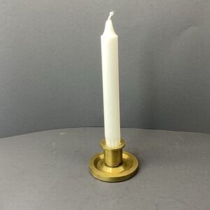 heavy brass candlestick